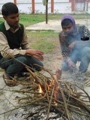 कउड़ा, रामबचन (बायें) और शिवचन्द 