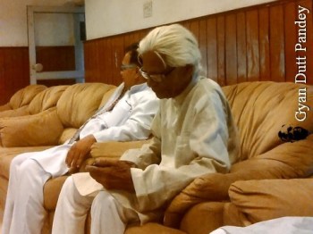 पूर्वोत्तर रेलवे के ब्राण्ड अम्बेसडर श्री कन्हैयालाल गुप्ता। यूनियन नेता। उम्र 98 साल। 