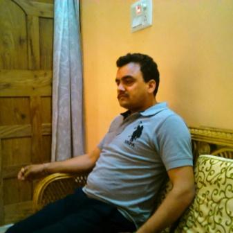 प्रमेन्द्र (सोनू) उपाध्याय। यह चित्र तब का है, जब वे मेरे गांव स्थित घर में मिलने आये थे। 