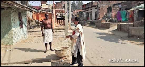 Rita purchasing jhauaa