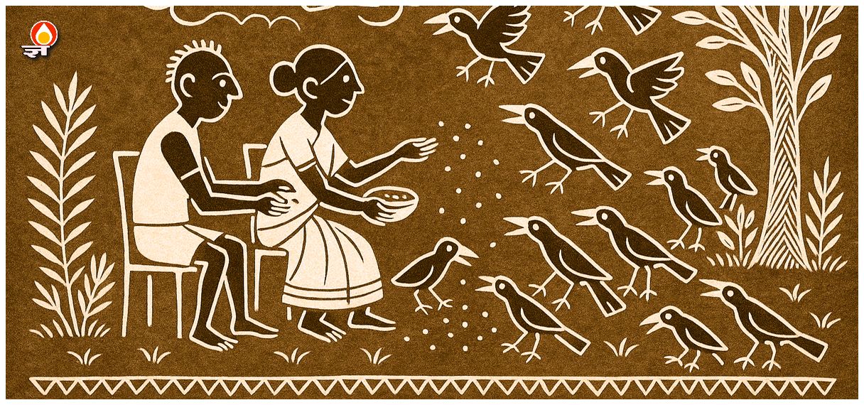 Crows in Shraddha Paksha