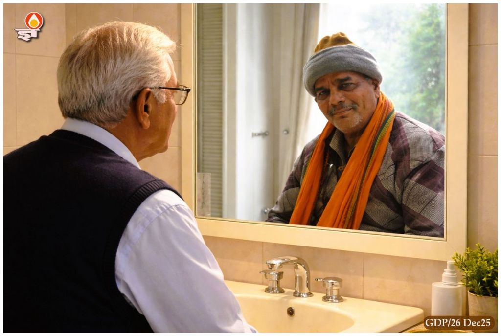 Munna Pandey in Mirror