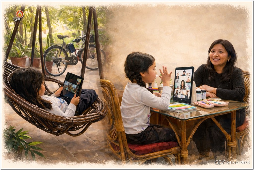 प्रांग्शी की ऑनलाइन पाठशाला 