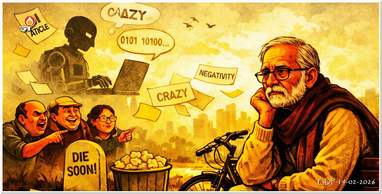 Old man and Redicule