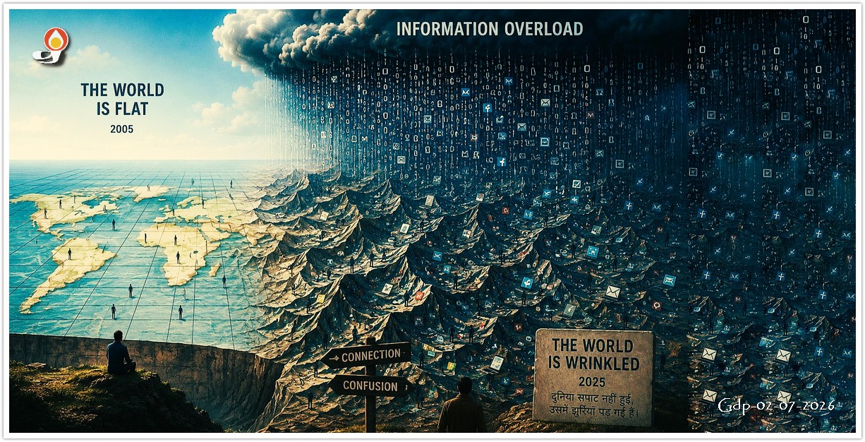 The world is wrinkled